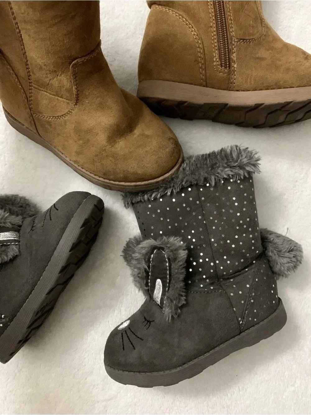 Lot of Cute Girls Boots Size 7-9 Winter